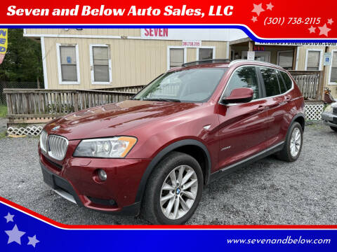 2014 BMW X3 for sale at Seven and Below Auto Sales, LLC in Rockville MD