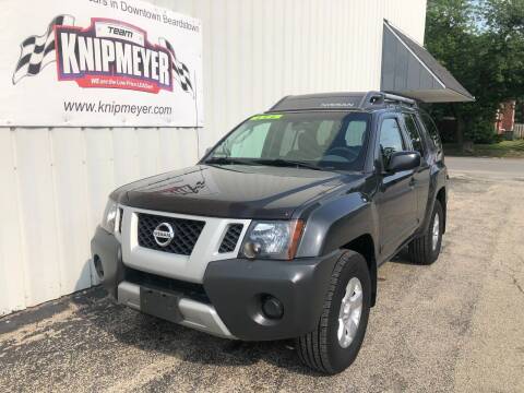 2011 Nissan Xterra for sale at Team Knipmeyer in Beardstown IL
