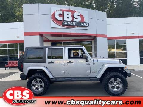2017 Jeep Wrangler Unlimited for sale at CBS Quality Cars in Durham NC