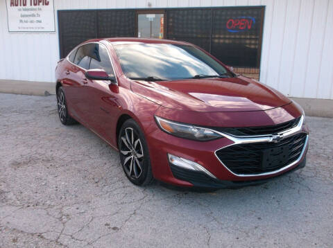 2020 Chevrolet Malibu for sale at AUTO TOPIC in Gainesville TX