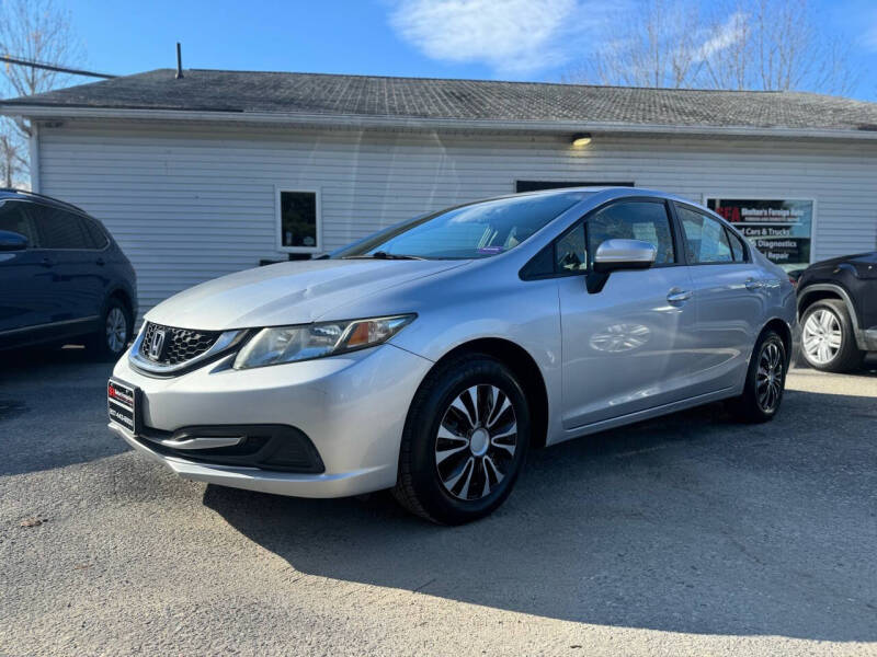 Used 2014 Honda Civic LX with VIN 2HGFB2F58EH525167 for sale in Bath, ME