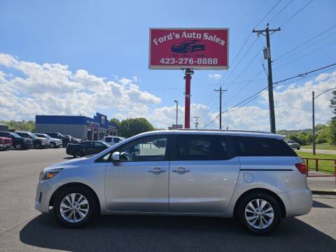 2017 Kia Sedona for sale at Ford's Auto Sales in Kingsport TN