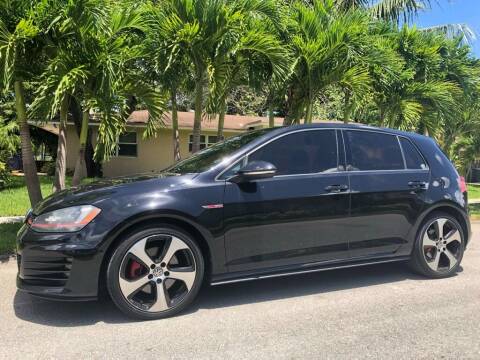2017 Volkswagen Golf GTI for sale at SOUTH FLORIDA AUTO in Hollywood FL