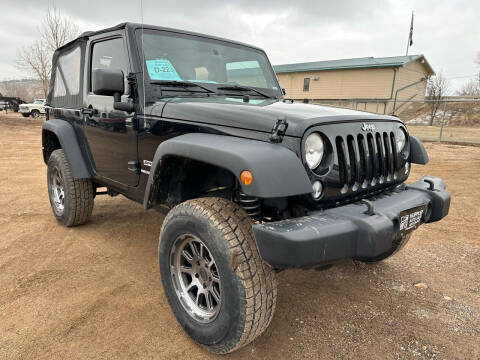 2014 Jeep Wrangler for sale at Huppler Auto Sales in Spearfish SD