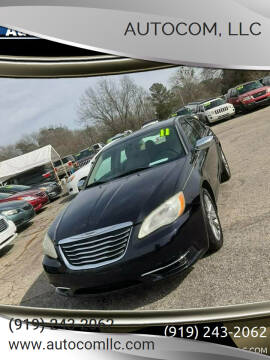 2011 Chrysler 200 for sale at Autocom, LLC in Clayton NC