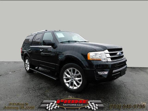 2016 Ford Expedition for sale at PRIME MOTORS LLC in Arlington VA