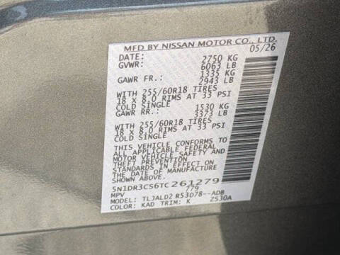 2026 Nissan Pathfinder SL