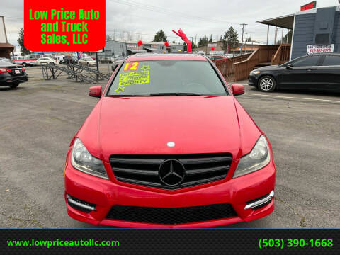 2012 Mercedes-Benz C-Class for sale at Low Price Auto and Truck Sales, LLC in Salem OR