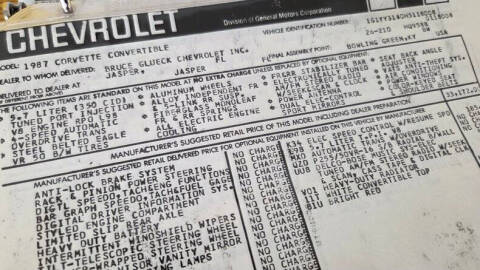 1987 Chevrolet Corvette