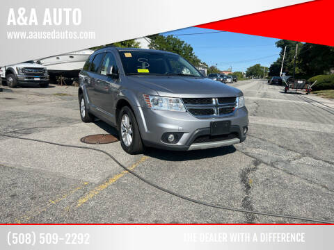 2017 Dodge Journey for sale at A&A AUTO in Fairhaven MA