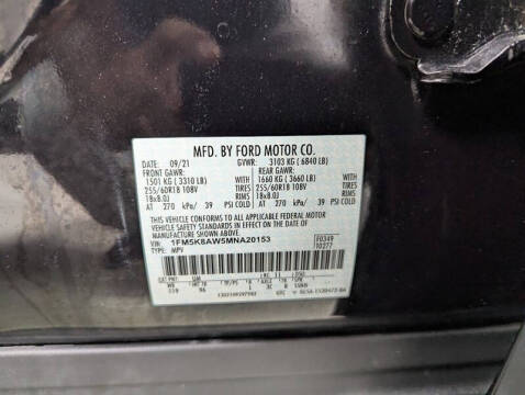 2021 Ford Explorer Hybrid Police Interceptor Utility