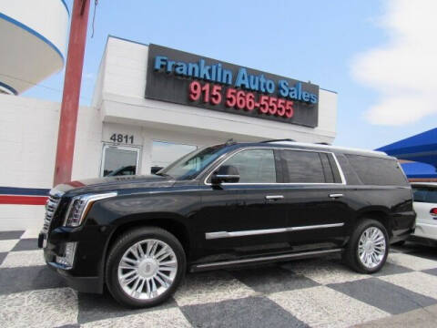 2017 Cadillac Escalade ESV for sale at Franklin Auto Sales in El Paso TX