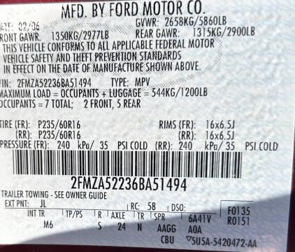 2006 Ford Freestar SEL