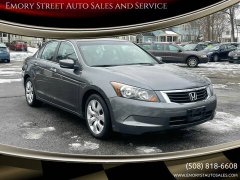 2008 Honda Accord for sale at Emory Street Auto Sales and Service in Attleboro MA