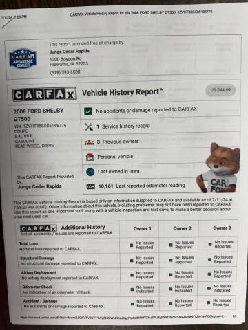 2008 Ford Shelby GT500