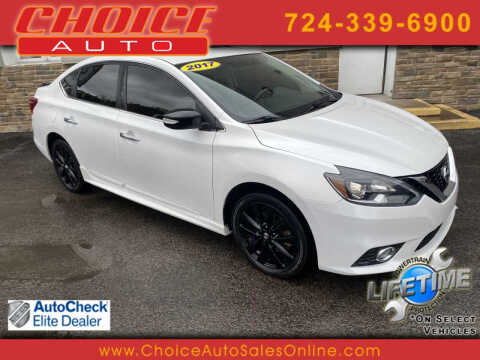 2017 Nissan Sentra for sale at CHOICE AUTO SALES in Murrysville PA
