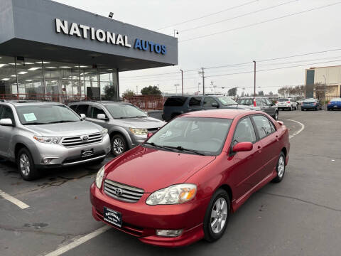 2004 Toyota Corolla for sale at National Autos Sales in Sacramento CA