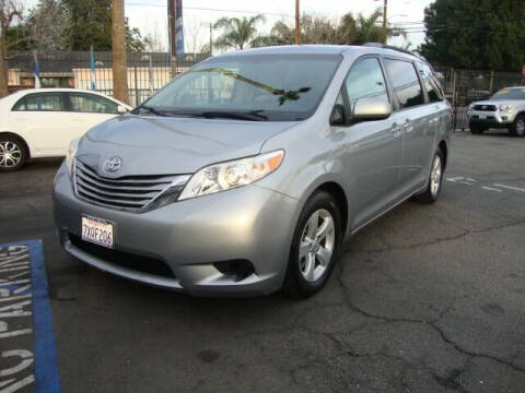 2015 Toyota Sienna for sale at ARLETA AUTO CENTER in Arleta CA