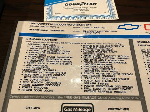 1991 Chevrolet Corvette ZR1