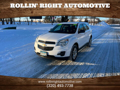 2011 Chevrolet Equinox for sale at Rollin' Right Automotive in Saint Cloud MN
