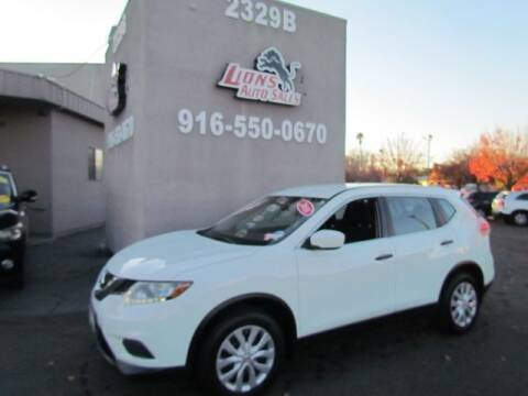 2016 Nissan Rogue for sale at LIONS AUTO SALES in Sacramento CA