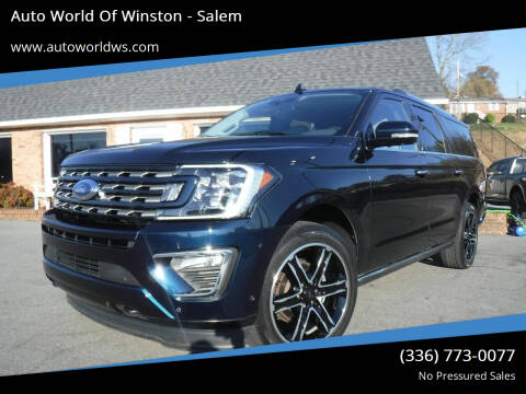 2021 Ford Expedition MAX for sale at Auto World Of Winston - Salem in Winston Salem NC