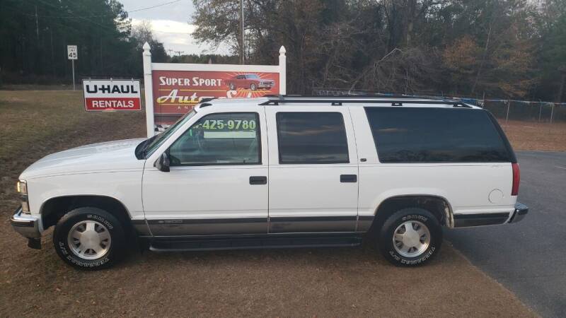 1998 Chevrolet Suburban for sale at Super Sport Auto Sales in Hope Mills NC