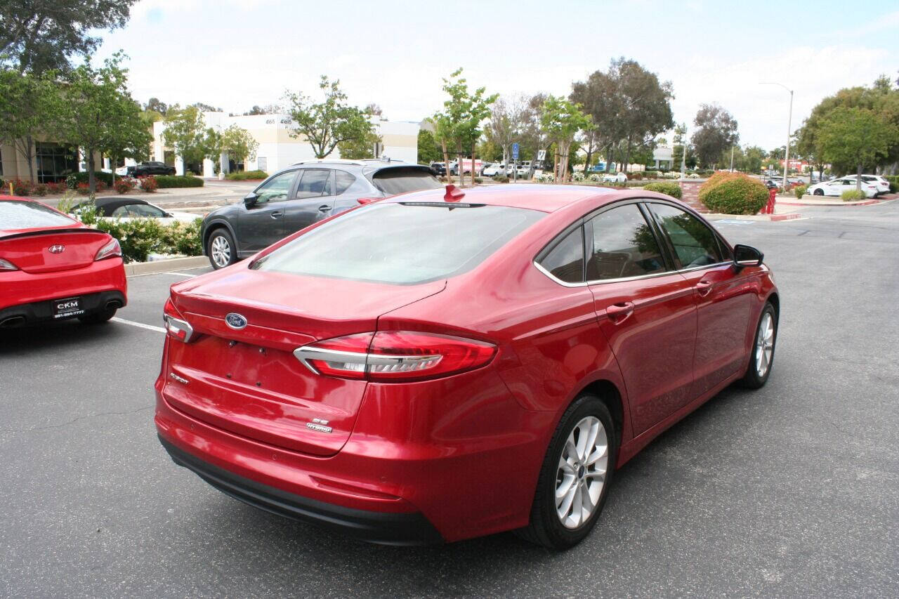 2020 Ford Fusion Hybrid for sale at CK Motors in Murrieta, CA