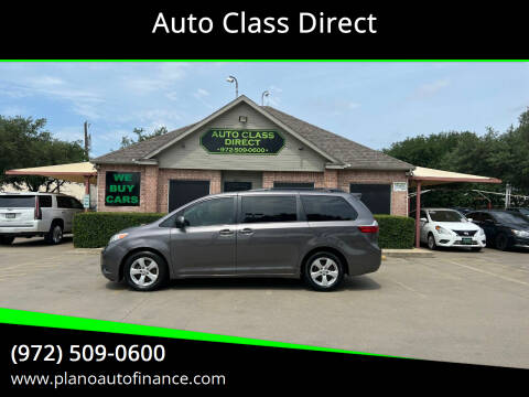 2015 Toyota Sienna for sale at Auto Class Direct in Plano TX