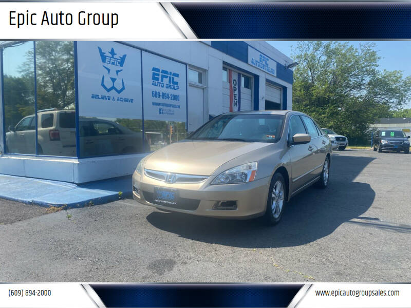 2007 Honda Accord for sale at Epic Auto Group in Pemberton NJ