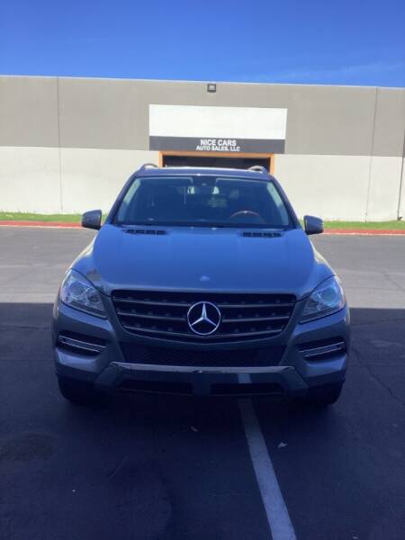 2012 Mercedes-Benz M-Class for sale at NICE CAR AUTO SALES, LLC in Tempe AZ