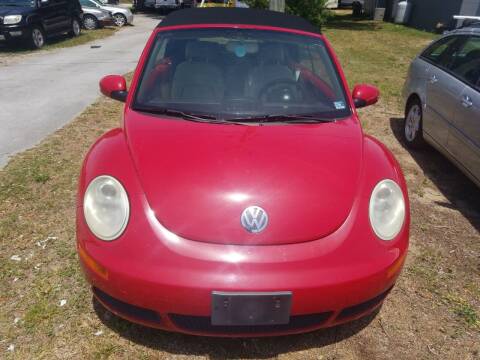 2006 Volkswagen New Beetle Convertible for sale at Wally's Cars ,LLC. in Morehead City NC