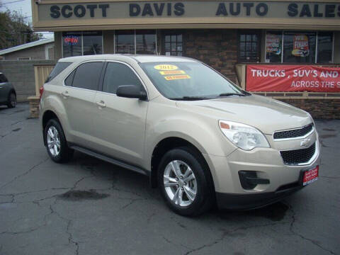 2012 Chevrolet Equinox for sale at Scott Davis Auto Sales in Turlock CA
