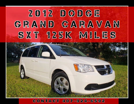 2012 Dodge Grand Caravan for sale at AFFORDABLE ONE LLC in Orlando FL