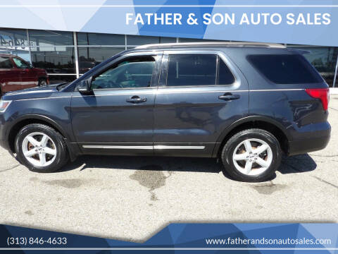 2017 Ford Explorer for sale at Father & Son Auto Sales in Dearborn MI