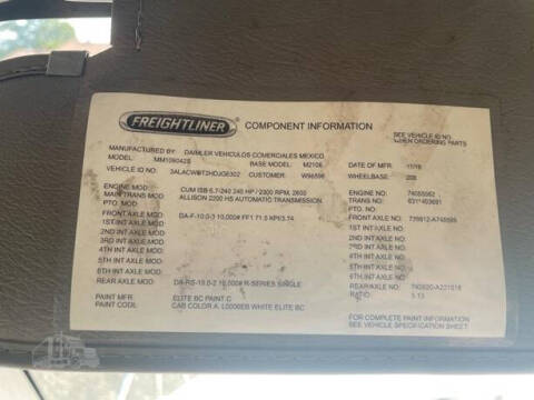 2017 Freightliner Business class M2