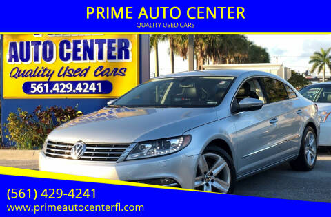 2015 Volkswagen CC for sale at PRIME AUTO CENTER in Palm Springs FL