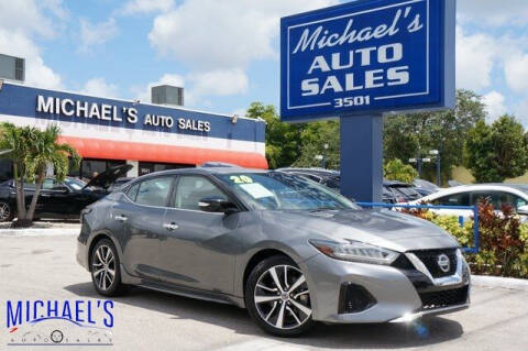 2020 Nissan Maxima for sale at Michael's Auto Sales Corp in Hollywood FL