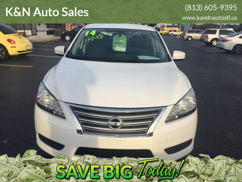 2014 Nissan Sentra for sale at K&N AUTO SALES in Tampa FL