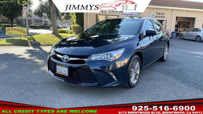 2017 Toyota Camry Hybrid for sale at JIMMY'S AUTO WHOLESALE in Brentwood CA