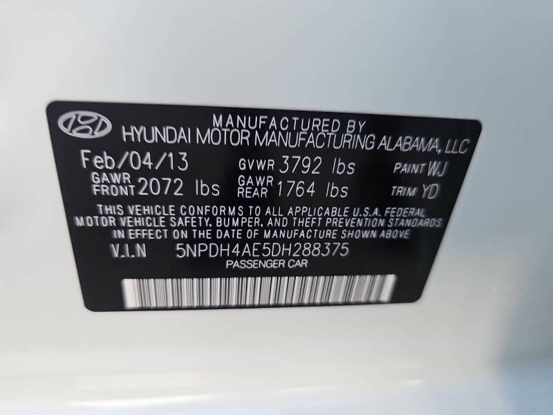 2013 Hyundai Elantra GLS