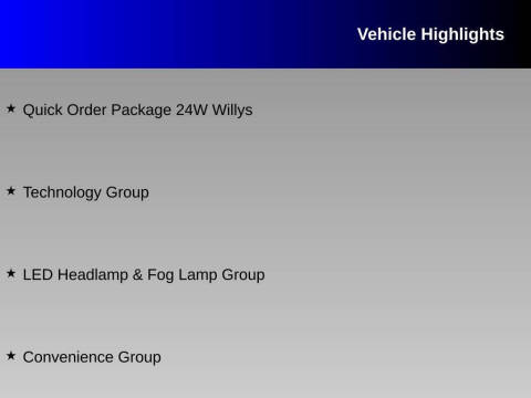 2022 Jeep Gladiator Willys