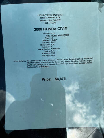 2008 Honda Civic LX