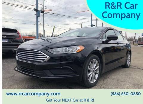 2017 Ford Fusion for sale at R&R Car Company in Mount Clemens MI