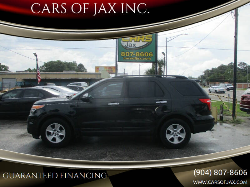 2013 Ford Explorer for sale at CARS OF JAX INC. in Jacksonville FL