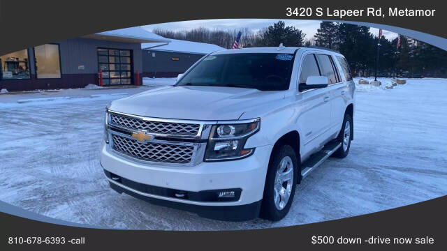 2017 Chevrolet Tahoe for sale at Newcombs North Certified Auto Sales in Metamora, MI