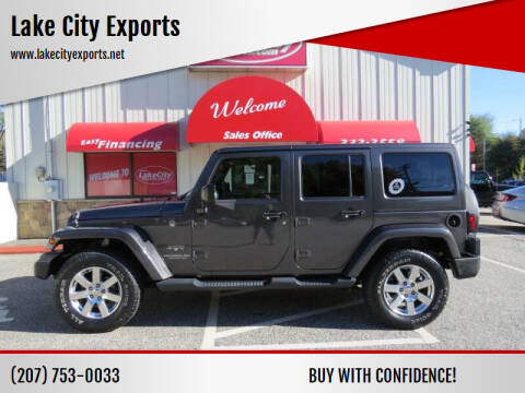 2017 Jeep Wrangler Unlimited for sale at Lake City Exports in Auburn ME