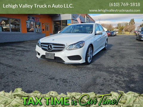 2014 Mercedes-Benz E-Class for sale at Lehigh Valley Truck n Auto LLC. in Schnecksville PA