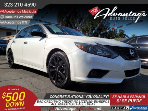 2018 Nissan Altima for sale at ADVANTAGE AUTO SALES INC in Bell CA