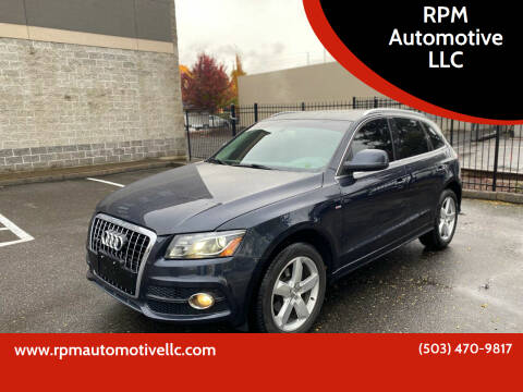 2012 Audi Q5 for sale at RPM Automotive LLC in Portland OR